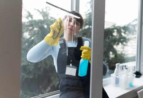Nettoyage de vitres intérieures et extérieures à Saint-Fort-sur-le-Né